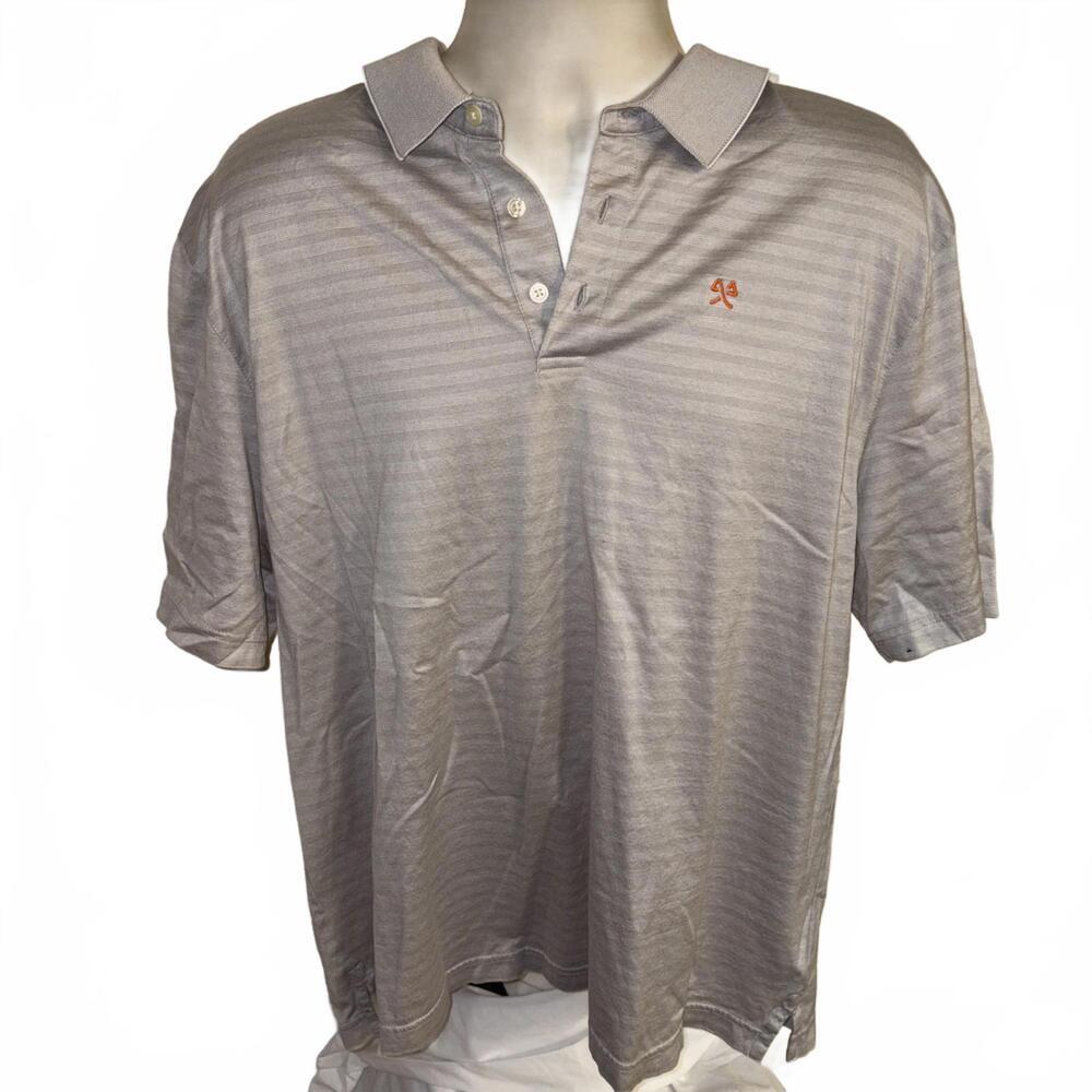 Jos A Bank Polo Shirt Mens XL GRAY TRADITIONAL FIT
